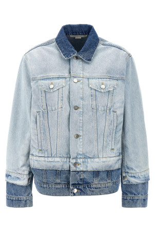 Многослойная джинсовая куртка СИНИЙ STELLA MCCARTNEY 6D03443SQH104545 Многослойная джинсовая куртка СИНИЙ STELLA MCCARTNEY 6D03443SQH104545