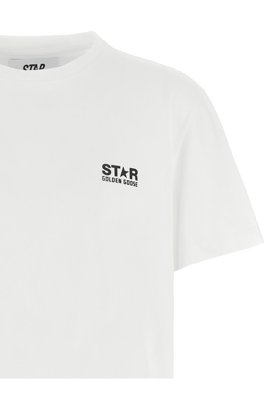 Футболка с логотипом Черно-серый GOLDEN GOOSE GMP01220P0008791028310283 Футболка с логотипом Черно-серый GOLDEN GOOSE GMP01220P0008791028310283