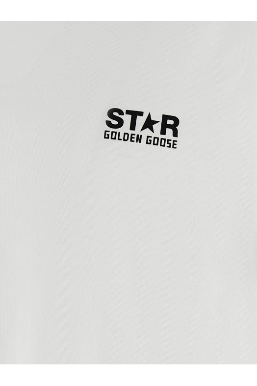 Футболка с логотипом Черно-серый GOLDEN GOOSE GMP01220P0008791028310283 Футболка с логотипом Черно-серый GOLDEN GOOSE GMP01220P0008791028310283