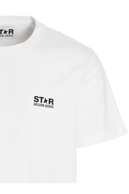 Футболка с логотипом Черно-серый GOLDEN GOOSE GMP01220P0008791028310283 Футболка с логотипом Черно-серый GOLDEN GOOSE GMP01220P0008791028310283