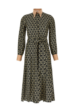 Valentino Garavani 'Toute La V' midi dress Multicolor