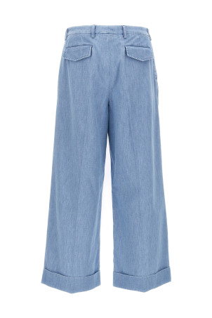 Джинси з підворотом Valentino Garavani Сині V3DD03UALM508 Джинси з підворотом Valentino Garavani Сині V3DD03UALM508