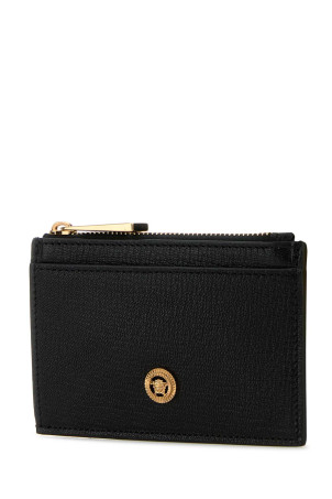 Черный кожаный держатель для карт VERSACE (10167851A10544) Черный кожаный держатель для карт VERSACE (10167851A10544)