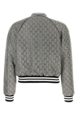 Бомбер из твида с украшениями GUCCI (813282ZARWY) Бомбер из твида с украшениями GUCCI (813282ZARWY)