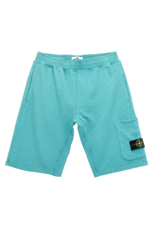 Шорти-бермуди з логотипом СИНІ STONE ISLAND JUNIOR K1S166200006V0042 Шорти-бермуди з логотипом СИНІ STONE ISLAND JUNIOR K1S166200006V0042