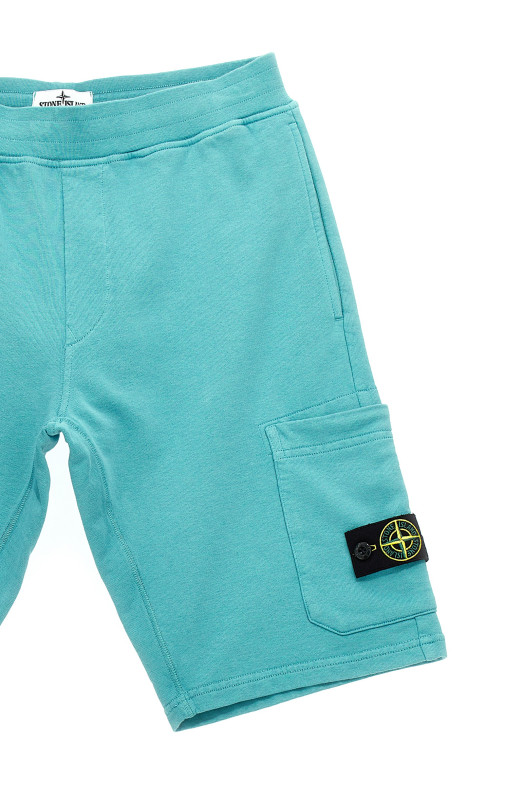 Шорти-бермуди з логотипом СИНІ STONE ISLAND JUNIOR K1S166200006V0042 Шорти-бермуди з логотипом СИНІ STONE ISLAND JUNIOR K1S166200006V0042