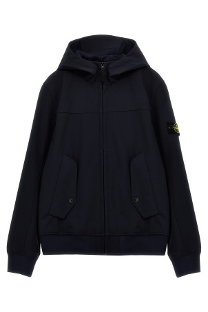 Куртка STONE ISLAND JUNIOR 'Light Soft Shell-R e.dye® Technology' Синя K1S164100002V0020 Куртка STONE ISLAND JUNIOR 'Light Soft Shell-R e.dye® Technology' Синя K1S164100002V0020