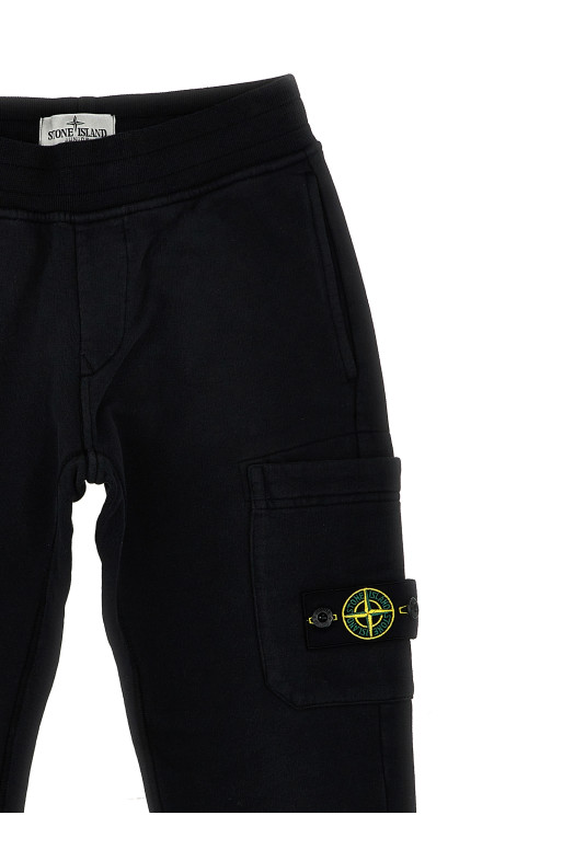Джоггеры со значком логотипа Черный STONE ISLAND JUNIOR K1S166200005V0029 Джоггеры со значком логотипа Черный STONE ISLAND JUNIOR K1S166200005V0029