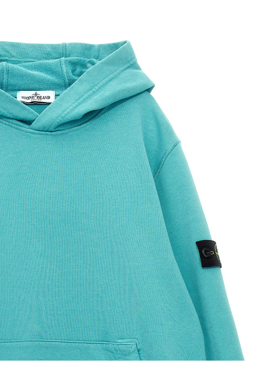 Толстовка з логотипом СИНЯ STONE ISLAND JUNIOR K1S166100012V0042 Толстовка з логотипом СИНЯ STONE ISLAND JUNIOR K1S166100012V0042