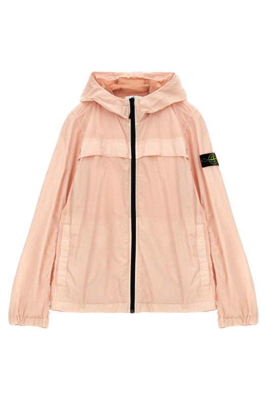 Куртка з капюшоном з логотипом Рожевий STONE ISLAND JUNIOR K1S164100001V0082 Куртка з капюшоном з логотипом Рожевий STONE ISLAND JUNIOR K1S164100001V0082