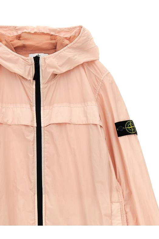 Куртка з капюшоном з логотипом Рожевий STONE ISLAND JUNIOR K1S164100001V0082 Куртка з капюшоном з логотипом Рожевий STONE ISLAND JUNIOR K1S164100001V0082