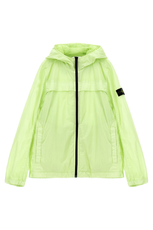 Куртка з капюшоном з логотипом Зелена STONE ISLAND JUNIOR K1S164100001V005C Куртка з капюшоном з логотипом Зелена STONE ISLAND JUNIOR K1S164100001V005C