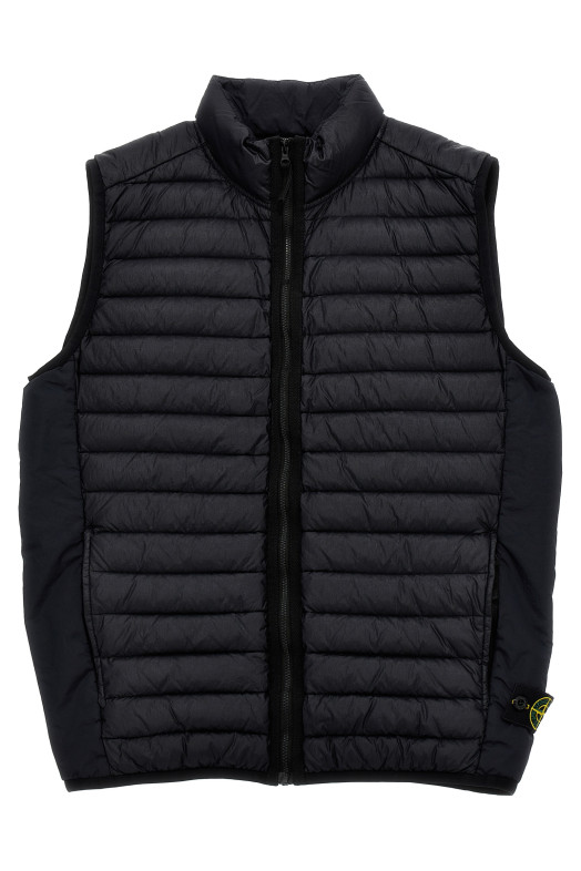 Жилет STONE ISLAND JUNIOR 'G0224 Loom Woven Chambers R-Nylon Down-TC' Чорний K1S16G100002V0020 Жилет STONE ISLAND JUNIOR 'G0224 Loom Woven Chambers R-Nylon Down-TC' Чорний K1S16G100002V0020