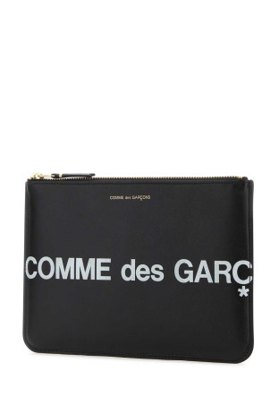 Black leather pouch Black COMME DES GARCONS (SA5100HL) Black leather pouch Black COMME DES GARCONS (SA5100HL)