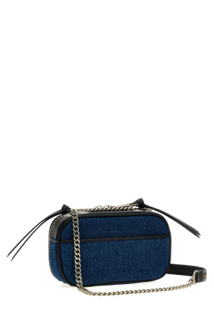 Сумка через плече MARC JACOBS 'The Denim Chain Snapshot' синя 2F4HCR027H05473 Сумка через плече MARC JACOBS 'The Denim Chain Snapshot' синя 2F4HCR027H05473