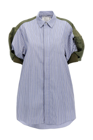 Міні-сукня-хім'ячка Блакитна SACAI SCW226458 Міні-сукня-хім'ячка Блакитна SACAI SCW226458