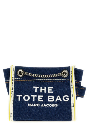 Сумка через плече MARC JACOBS 'The Denim Chain Crossbody Tote' синя 2F4HCR016H05473 Сумка через плече MARC JACOBS 'The Denim Chain Crossbody Tote' синя 2F4HCR016H05473