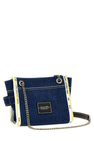 Сумка через плече MARC JACOBS 'The Denim Chain Crossbody Tote' синя 2F4HCR016H05473 Сумка через плече MARC JACOBS 'The Denim Chain Crossbody Tote' синя 2F4HCR016H05473