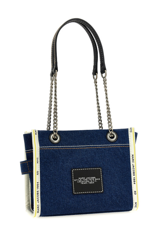 Сумка через плече MARC JACOBS 'The Denim Chain Small Tote' синя 2F4HTT029H05473