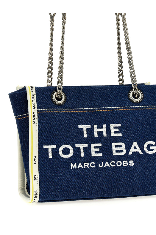 Сумка через плече MARC JACOBS 'The Denim Chain Small Tote' синя 2F4HTT029H05473