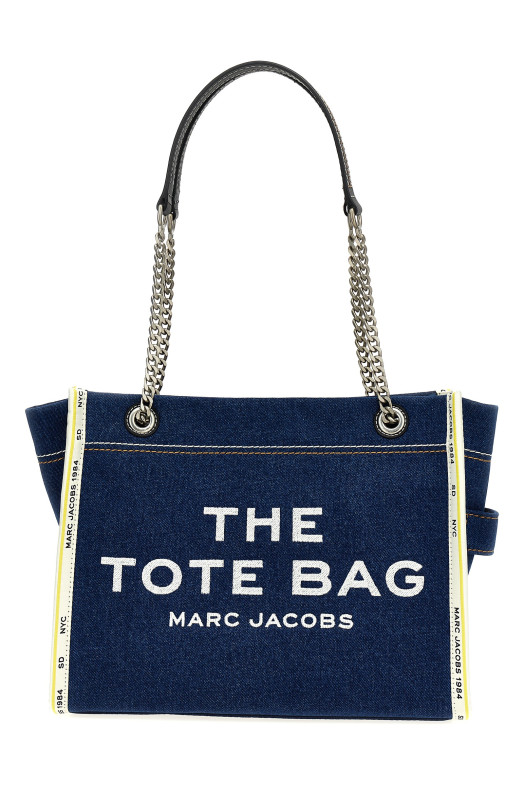 Сумка через плечо MARC JACOBS 'The Denim Chain Medium Tote' синяя 2F4HTT018H05473 Сумка через плечо MARC JACOBS 'The Denim Chain Medium Tote' синяя 2F4HTT018H05473