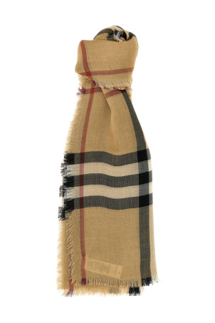 Шарф двосторонній в клітинку Бежевий BURBERRY 8097026SANDLICHEN Шарф двосторонній в клітинку Бежевий BURBERRY 8097026SANDLICHEN
