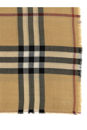 Шарф двосторонній в клітинку Бежевий BURBERRY 8097026SANDLICHEN Шарф двосторонній в клітинку Бежевий BURBERRY 8097026SANDLICHEN