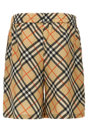 Шорты-бермуды из шелка в клетку Бежевый BURBERRY 8091199SANDIPCHECK Шорты-бермуды из шелка в клетку Бежевый BURBERRY 8091199SANDIPCHECK