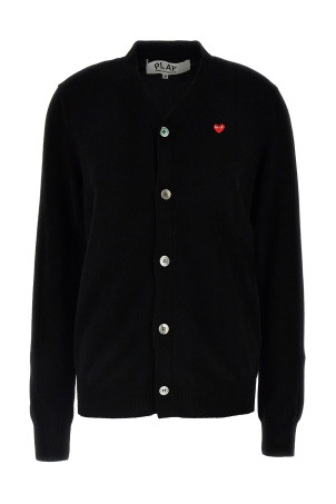 Шерстяной кардиган Черный COMME DES GARÇONS PLAY AXN0801 Шерстяной кардиган Черный COMME DES GARÇONS PLAY AXN0801