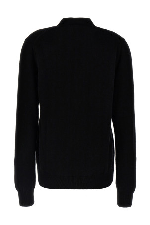Шерстяной кардиган Черный COMME DES GARÇONS PLAY AXN0801 Шерстяной кардиган Черный COMME DES GARÇONS PLAY AXN0801
