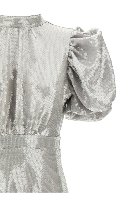 Сукня міді з паєтками Сіра ROTATE BIRGER CHRISTENSEN 113871039039 Сукня міді з паєтками Сіра ROTATE BIRGER CHRISTENSEN 113871039039