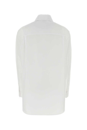White poplin shirt ALEXANDER MCQUEEN (818362QAAAD) White poplin shirt ALEXANDER MCQUEEN (818362QAAAD)