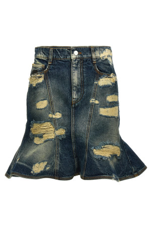 Юбка MARC JACOBS 'The Rip And Repair Straight Jean' Синий 2F4RSK002D15491 Юбка MARC JACOBS 'The Rip And Repair Straight Jean' Синий 2F4RSK002D15491