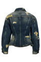 Куртка MARC JACOBS 'The Rip And Repair Fluted Denim Jacket' синяя 2F4RJC002D15491 Куртка MARC JACOBS 'The Rip And Repair Fluted Denim Jacket' синяя 2F4RJC002D15491