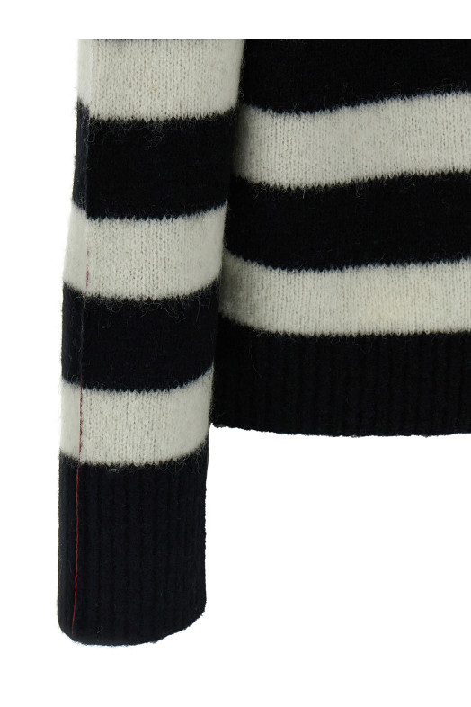 Полосатый свитер Черно-серый MARC JACOBS 2F4RTP061K07005 Полосатый свитер Черно-серый MARC JACOBS 2F4RTP061K07005