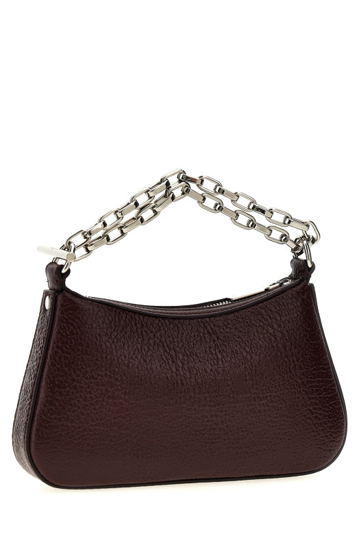 'McQueen T-bar Mini' handbag Bordeaux 'McQueen T-bar Mini' handbag Bordeaux