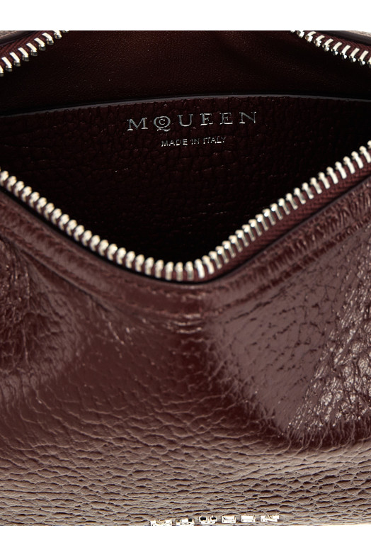 'McQueen T-bar Mini' handbag Bordeaux 'McQueen T-bar Mini' handbag Bordeaux