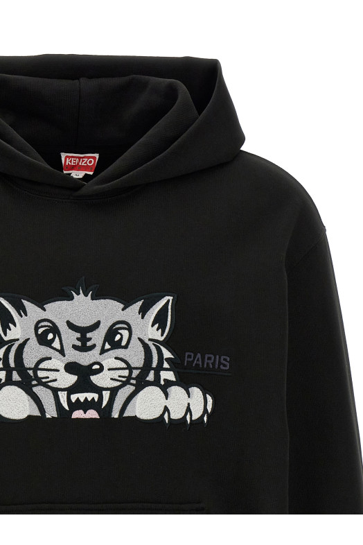 Толстовка KENZO 'Happy tiger' Черный FF55SW2644MF99J Толстовка KENZO 'Happy tiger' Черный FF55SW2644MF99J