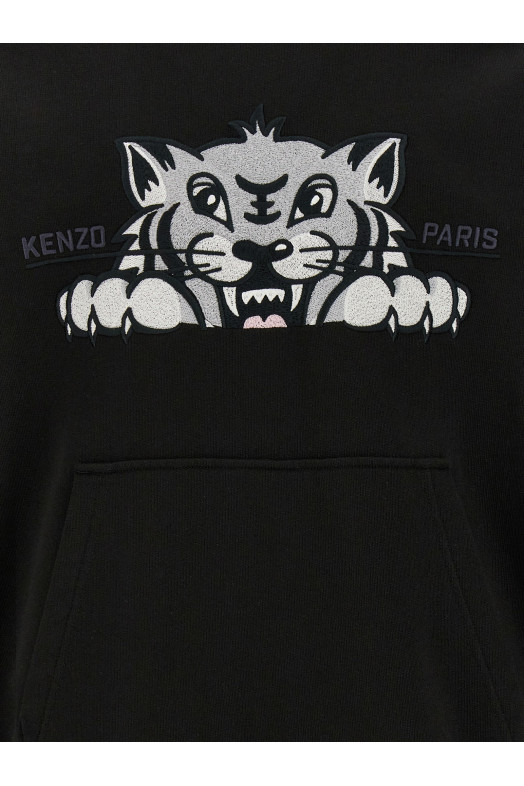 Толстовка KENZO 'Happy tiger' Черный FF55SW2644MF99J Толстовка KENZO 'Happy tiger' Черный FF55SW2644MF99J