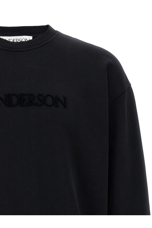 'Logo embroidery' sweatshirt Black 'Logo embroidery' sweatshirt Black
