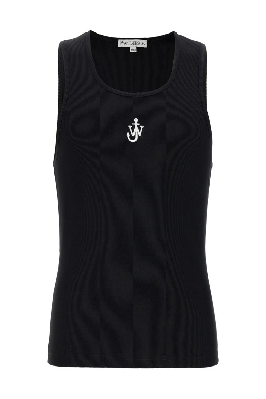 Топ J.W.ANDERSON 'Вышивка якоря' Черный JO0246PG1512999