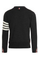 Кардиган з мериносової вовни Сірий THOM BROWNE MKC002AY1014022 Кардиган з мериносової вовни Сірий THOM BROWNE MKC002AY1014022