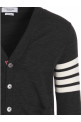 Кардиган з мериносової вовни Сірий THOM BROWNE MKC002AY1014022 Кардиган з мериносової вовни Сірий THOM BROWNE MKC002AY1014022