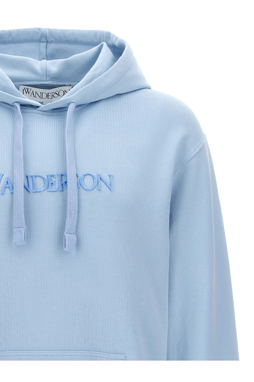 Толстовка J.W.ANDERSON 'Logo embroidery hoodie' Синий JW0214PG1632806 Толстовка J.W.ANDERSON 'Logo embroidery hoodie' Синий JW0214PG1632806