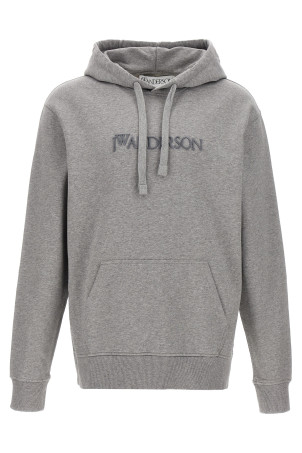 Embroidery hoodie Gray Embroidery hoodie Gray