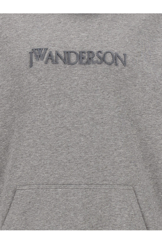 Худі з вишивкою Сірий J.W.ANDERSON JW0214PG1632907 Худі з вишивкою Сірий J.W.ANDERSON JW0214PG1632907