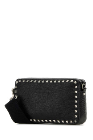 Черная кожаная сумка через плечо Rockstud Черный VALENTINO GARAVANI (6Y2B0704TED) Черная кожаная сумка через плечо Rockstud Черный VALENTINO GARAVANI (6Y2B0704TED)