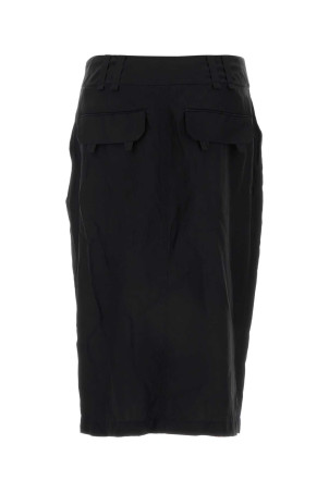 Чорна спідниця з крепу Чорна SAINT LAURENT (785399Y7I22) Чорна спідниця з крепу Чорна SAINT LAURENT (785399Y7I22)