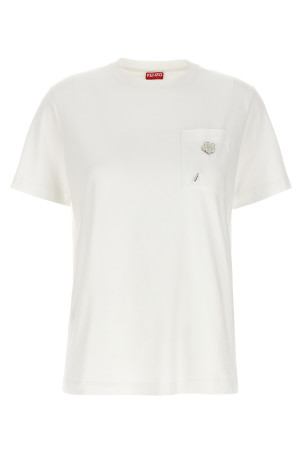 Logo pin T-shirt White Logo pin T-shirt White