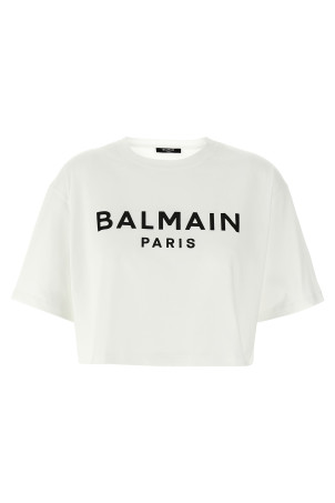 Logo crop T-shirt Black-grey Logo crop T-shirt Black-grey